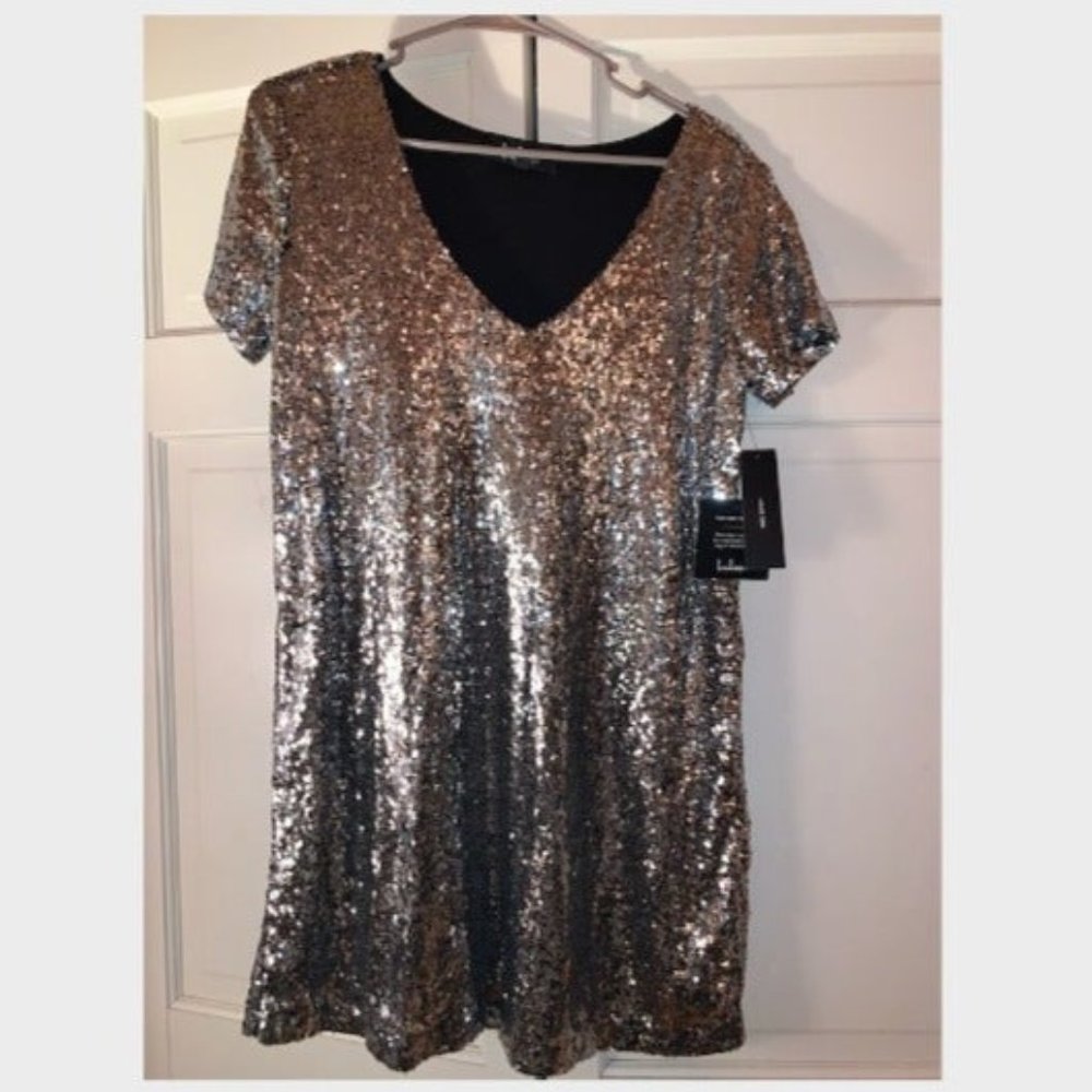 NEW WITH TAGS Lulus Sequin Shift Dress